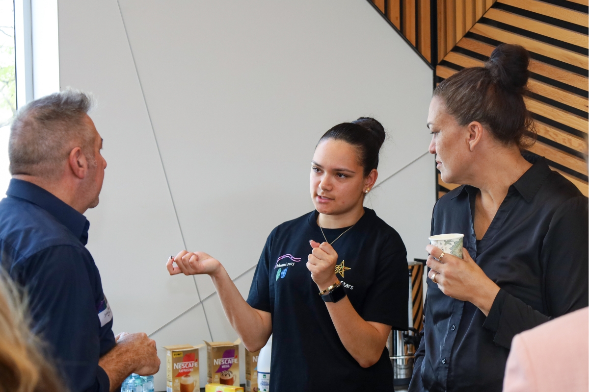 Skye and Helen at Alumni Graduation